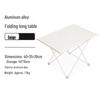 OEING Outdoor Folding Camping Picnic Table Set