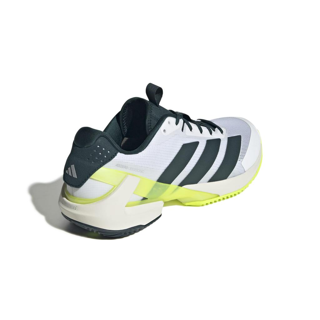 Adidas Adizero Ubersonic 5 Clay Tennis Shoes, NJD41, Aurora Ivy/Footwear White/Footwear White (JR2713), Size 25.0 cm