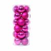 24Pcs Plastic Christmas Balls 3/5CM Xmas Tree Baubles Christmas Tree Ornaments  Xmas Tree