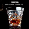 European Crystal Whiskey and Beer Glass, Thick and Transparent Design