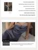 DZ Rose Satin Lace See-Through Deep V Suspender Skirt with Outer Robe Home Set