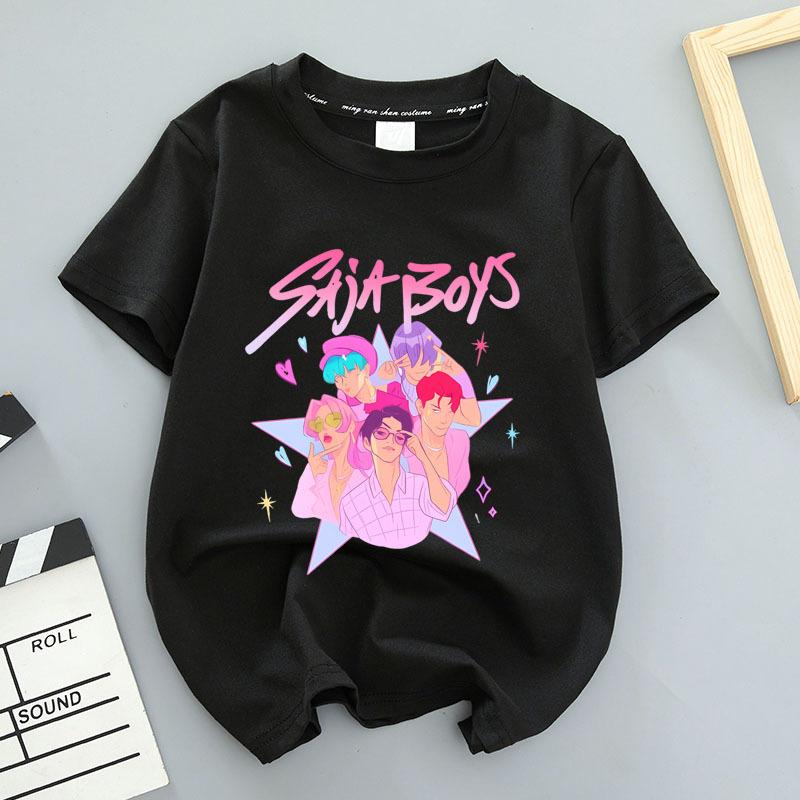 Summer Round Neck 3D Printed Top Fashionable Casual Short Sleeved Children's Boy and Girl Kids Unisex T-shirts
