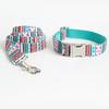 Ethnic Style Cotton Dog Collar, Leash, and Bow Tie Set