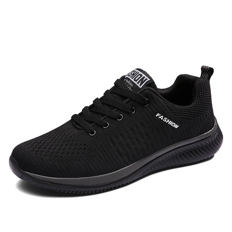 Men's Lightweight Korean-Style Mesh Running Shoes, Casual Trendy Design