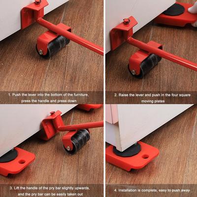 Heavy Object Mover Roller Lifter Tool for Easy Furniture Transport Ideal for Sofa Beds and Household Items