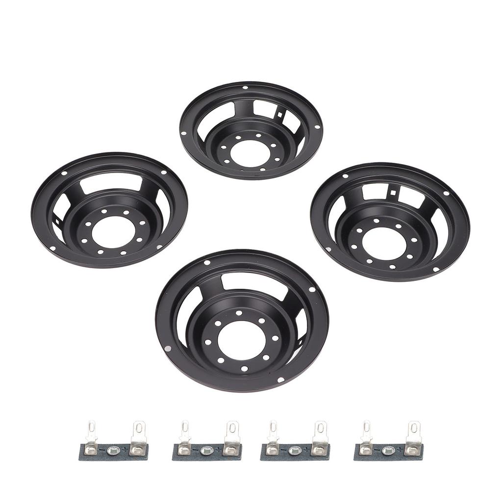 4pcs 4 Inch Speaker Basin Stand Subwoofer Iron Frame Basket for DIY Speakers Repairment