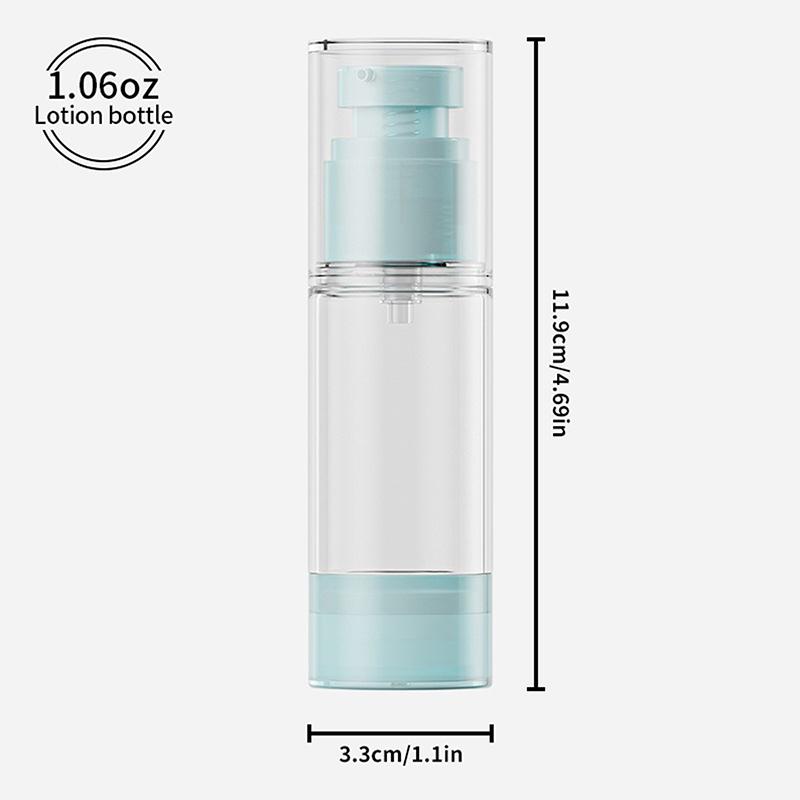 Airless Press Type Refillable Bottles Spray Bottle Lotion Cosmetic Dispenser Travel Portable Hydration Bottle