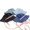 Outdoor bow knot fisherman hat women's fashionable washed denim hat hiking caps