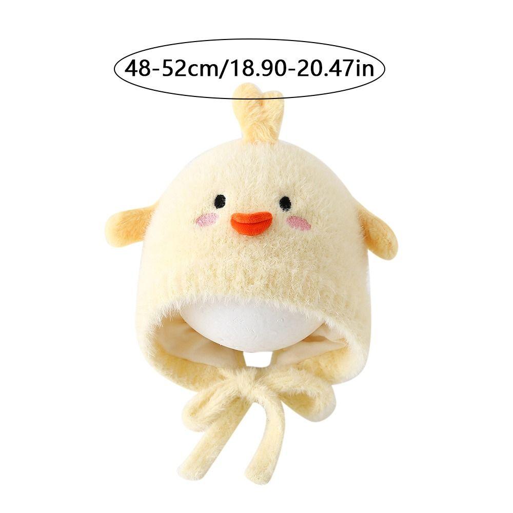 Thickened Children Knitted Hat Cartoon Animal Beanies Hat Cute Winter Baby Hats  for Kids