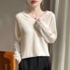 Women's Autumn/Winter Wool Silk Hooded Sweater: Skin-Friendly, Loose Fit Knitwear