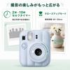 instax mini 13 Instant Camera Frost Blue INSMINI13BLUE 10 sheets of dedicated film [Set Product] +