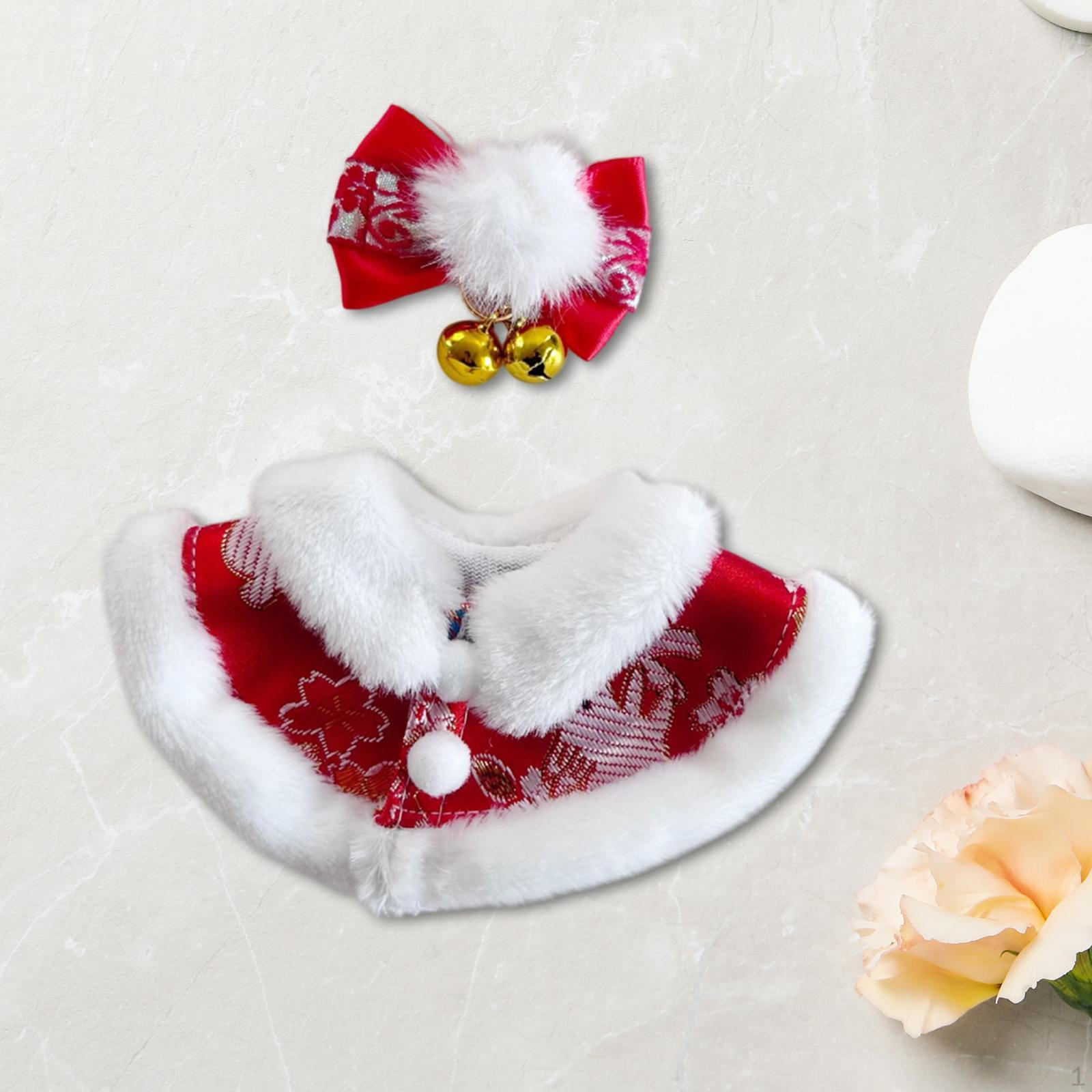 

Doll Clothes Cloak Festive Clothing Accessories for 6.69inch червоний