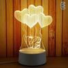 Home Decor with USB Cable Creative 3D Visual LED Night Light Table Lamp Kids Boys Gift Smart Gadgets