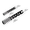STATIC Slogan Car Windshield Banner Stickers  Waterproof Automobiles Windscreen Vinyl Decals Car Styling Decoration Accessories