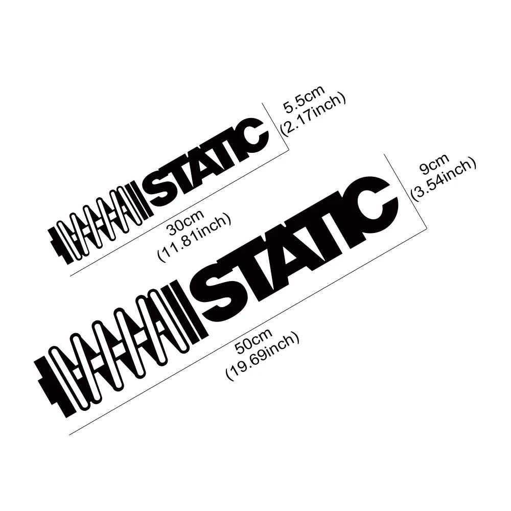 STATIC Slogan Car Windshield Banner Stickers Waterproof Automobiles Windscreen Vinyl Decals Car Styling Decoration Accessories