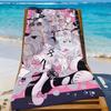 Sweet Kawaii Candy Girls Towel For Swim Yoga Gym Quick Drying Soft and skin-friendly Beach Towels All-Season
