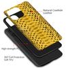Luxury Phone Case For iPhone 17 Air 16 15 11 12 13 14 Pro Max Plus 17Pro 16Pro Max 100% Genuine Python Leather Back Cover