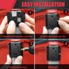 Universal Rail Mount Locking Packout Rail Clip for Power Tool Packout Tool Box Packout System Rails