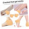 5 Pairs Silicone Heel Protectors Moisturizing Gel Socks for Dry Cracked Feet Pain Relief Support