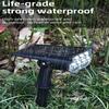 LED Solar Landscape Lights - IP65 Waterproof In-Ground/Wall Mounted Outdoor Lighting