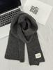 New Red Arctic Fleece Knitted Scarf Men's and Women's Winter Christmas Student Couple Thickened Wool Scarf Korean