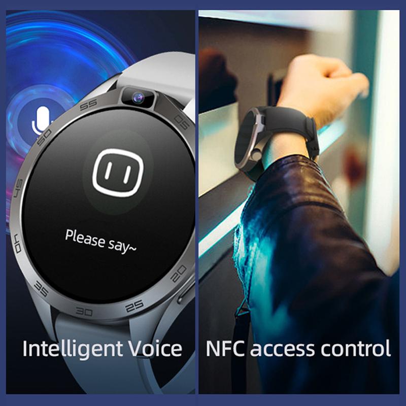 SIM Kart Akıllı Saatler Tam Netcom 5G Akıllı Saat Android Kart Nfc Yetişkin Kalp Atış Hızı Cep Telefonu Video Telefon Saati