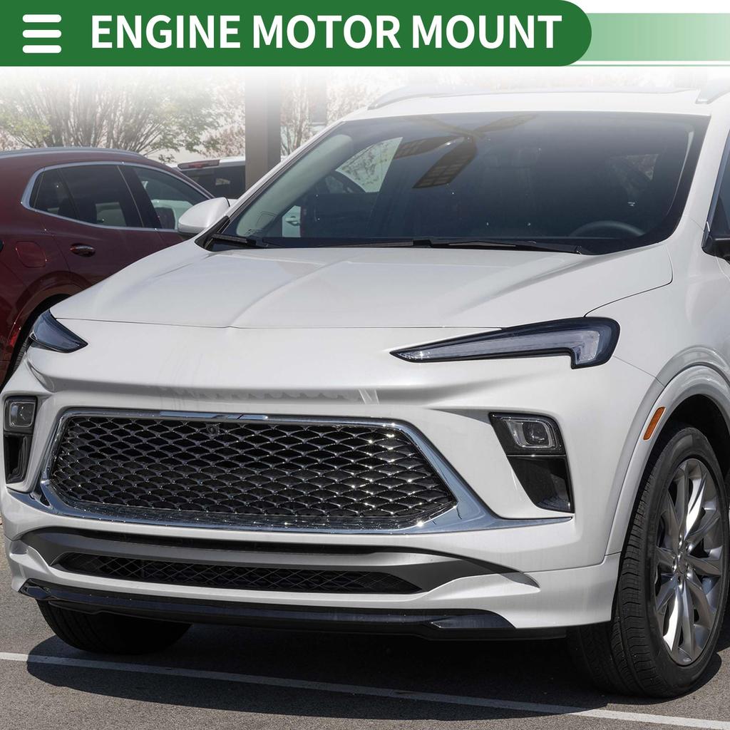 Motoforti Engine Motor Mount for Buick Encore 2013-2022, Part Number 95418203, Silver Tone.