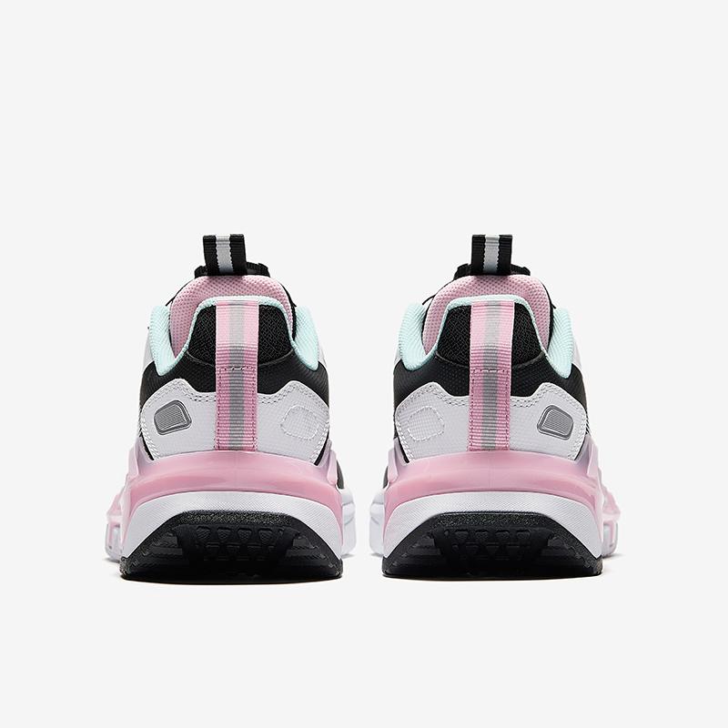 Anta Kids Synthetic Leather Fabric Trendy Lightweight Shock Absorbing Low Top Running Shoes Kids Sneaker Black White A22435532N-3