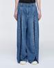 Songjio Homme Box Pleated Wide Denim Blue Sh2Pt230Bl