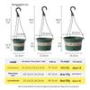 Yingtang Self-Watering Balcony Hanging Flower Pots