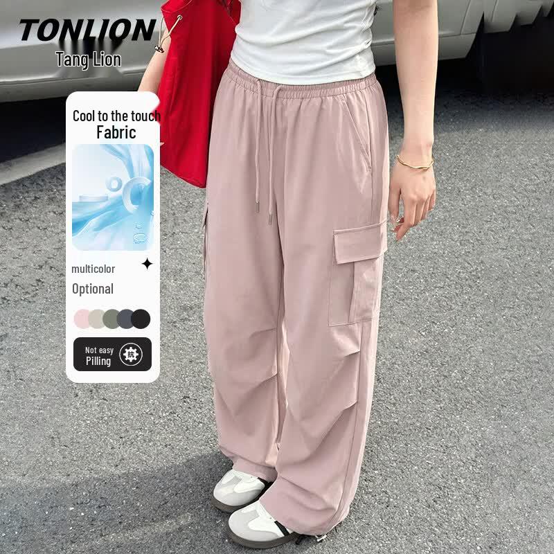 TonLion Women's Cooling Straight-Leg Cargo Pants
