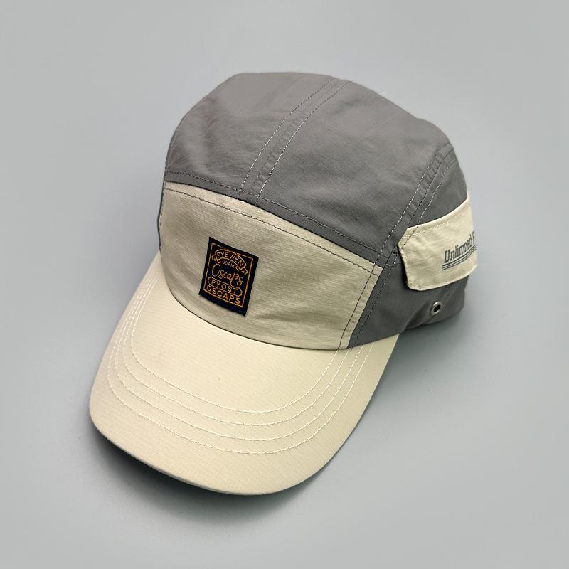 Printed Color Matching Letter Quick-Drying Baseball Cap Men'S And Women'S Sunshade Breathable Outdoor Rear Sealing Cap