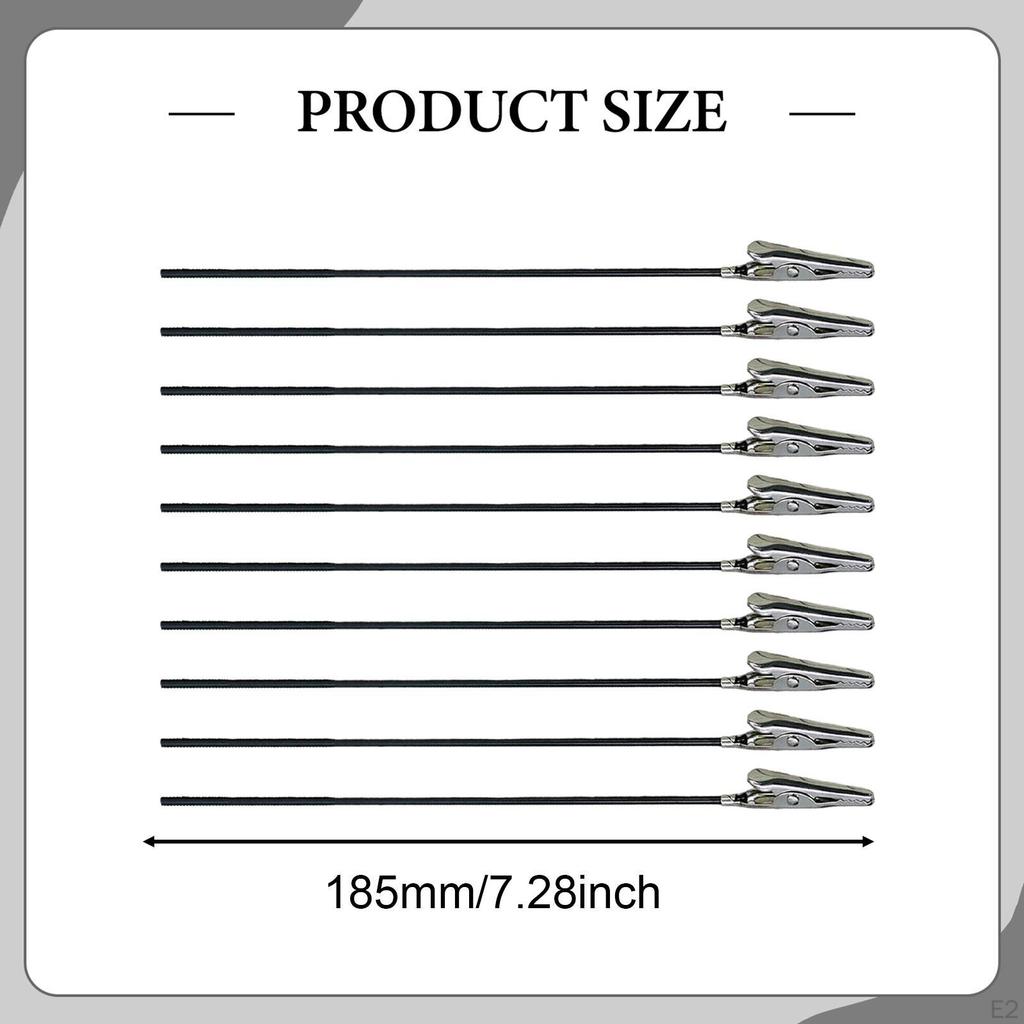 10x Model Painting Alligator Clip Sticks Modeling Tools Clamp Clasps for Photo