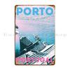 Atlantic Ocean In Porto Portugal Metal Signs Retro Printing Sign Party Decoration Tin Sign Poster