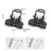 1/2 Pcs Steel Clamp Universal Off Road LED Work Light Bar Car Hood Pillar Mount Auto Repair Replacement Accessories Gear Kit Set