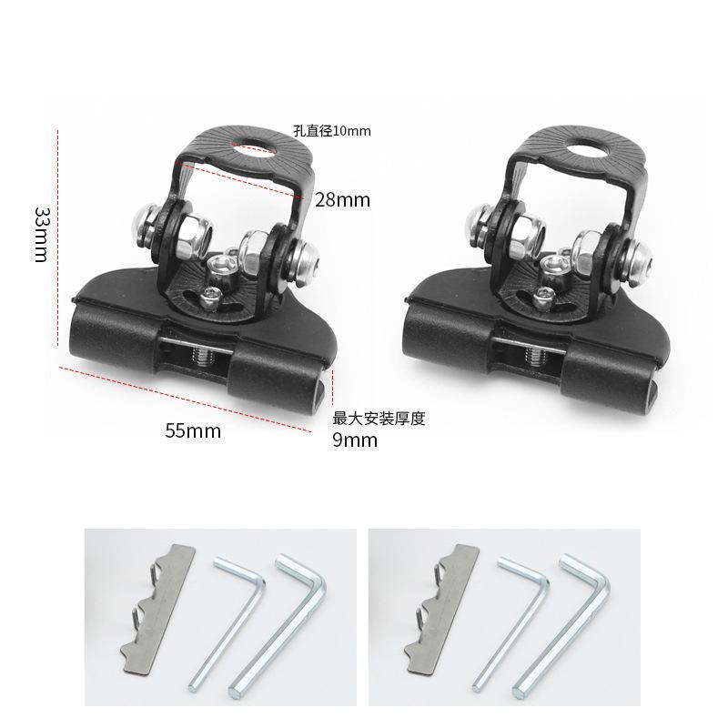 1/2 Pcs Steel Clamp Universal Off Road LED Work Light Bar Car Hood Pillar Mount Auto Repair Replacement Accessories Gear Kit Set