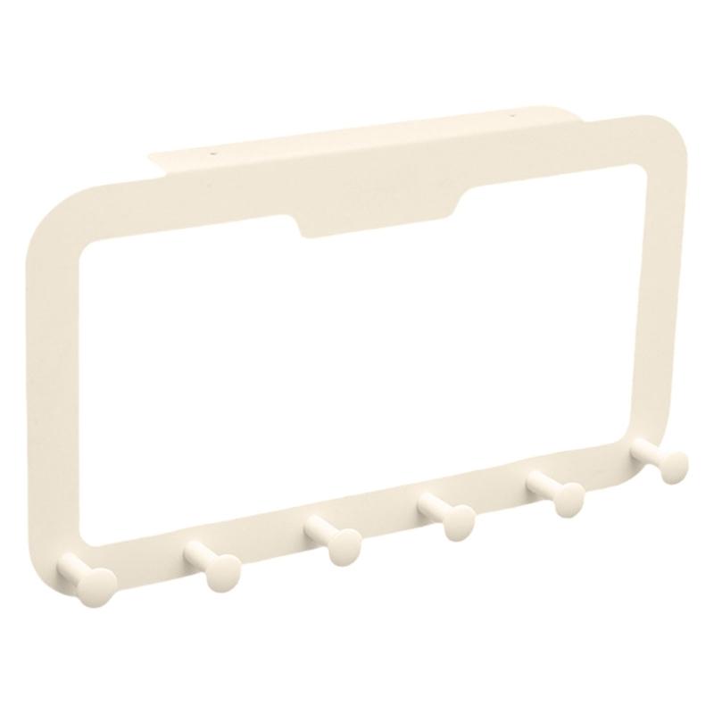 Simple Creative Door Hanger No Trace Adhesive Hooks Sturdy Over Door Hanger for Clothes Towels and Accessories