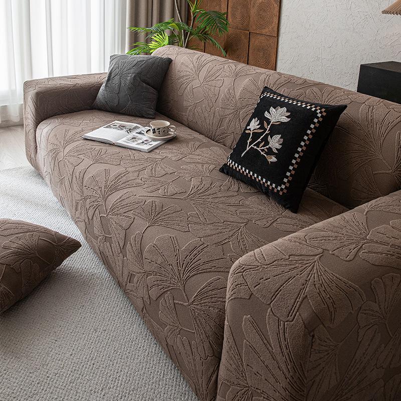 2025 New Light Luxury Jacquard Velvet Sofa Cover, Non-Slip, All-Season, Full Wrap.