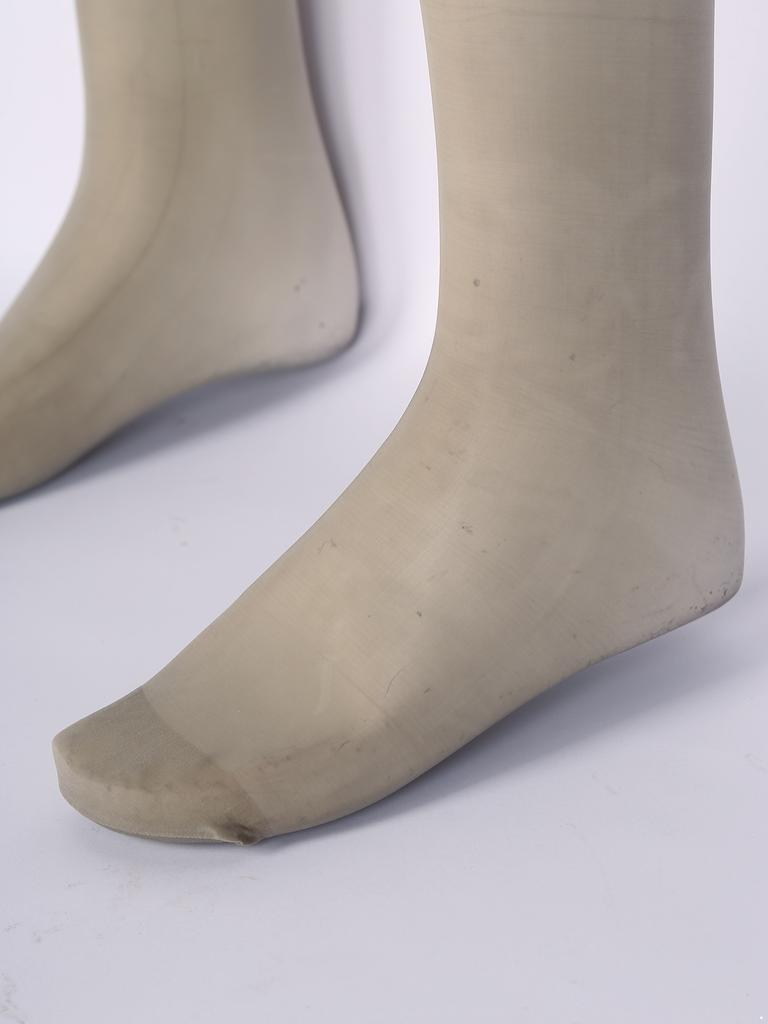 Mens Glossy See Through Stockings Thin Shiny Solid Color Stretchy Sheer Thigh High Socks