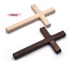 M-1PC Creative Christian Wooden Cross 4.7in/12cm Hanging Wall Large Long Crucifix Two Color for Home Decoration