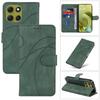 Magnetische Leder-Brieftaschenhülle für Moto G86 G85 G84 G56 G54 G34 G06 G05 G15 G24 G55 G35 G75 Edge 50 60 Pro Ultra Hülle Kurvenlinie