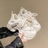 Fashion Aphixta 2024 Sneaker Boots Height Increasing Women's Shoes Platform Chunky Sole Fashion Boots Thick Sole Lace Up Shoes Woman