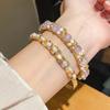 Vintage Palace Style Jewelry With 18k Gold Plated Zircon And Freshwater Pearl For Elegant Women