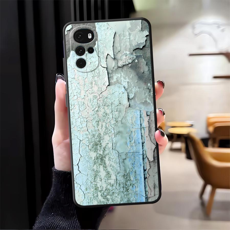 Funda Phone Cover Case for Moto Edge 20 30 X30 Pro S30 Pro Retro Rust Marks