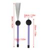 2PCS Purple Color Retractable Drum Brushes Drumstick Brushes  For Percussion Instruments