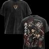 Anime Black Clover Yami Sukehiro T-shirt Graphique Cool Homme Manches Courtes Vêtements T-shirt en Coton T-shirt Lavé Rétro Harajuku Hauts