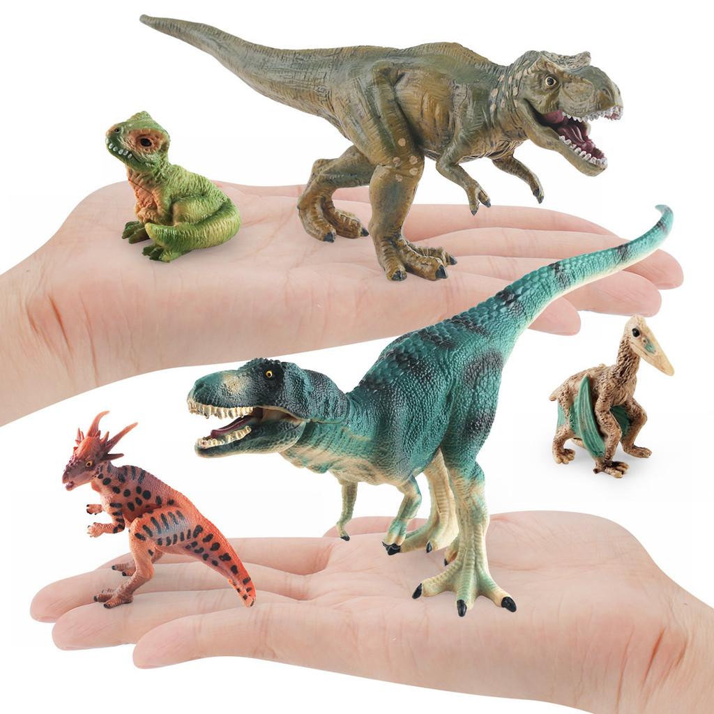 Detailed Pvc Static Dinosaur Figures Including Rex Pterosaurs Triceratops For Home Decor