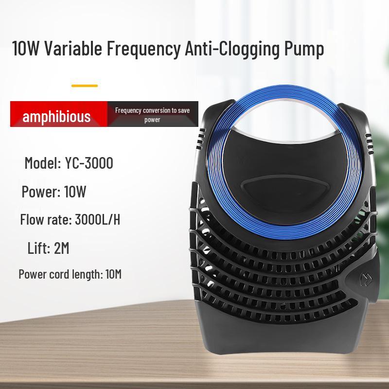 Oubai Aquarium Submersible Water Pump with Filter & Frequency Conversion