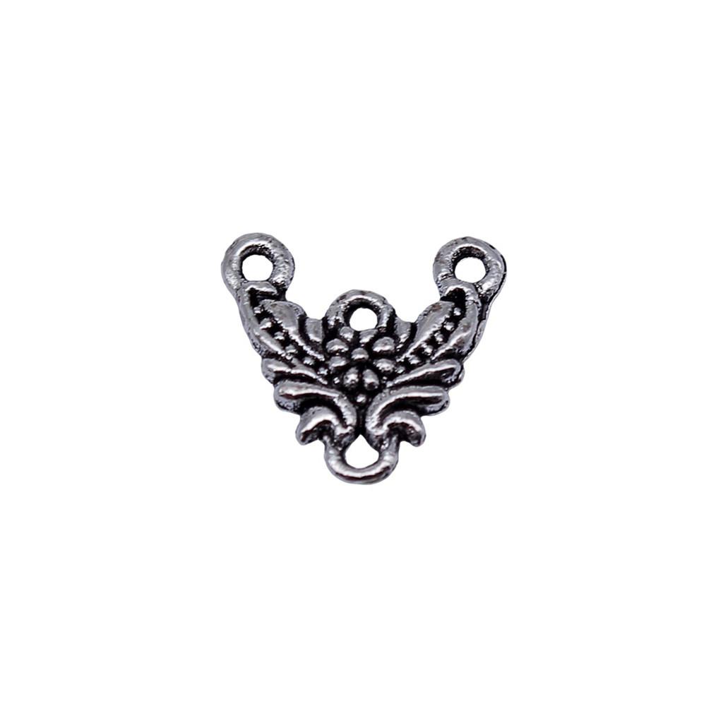 Geometric Flower Multi Loop Connectors Metal Links For Earrings Accessories Parts