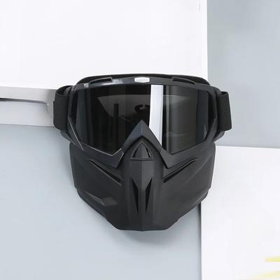 Binicilik Maskesi Gözlük Motokros Güneş Gözlüğü Kayak Açık Hava Sporları Rüzgar Geçirmez Çok Renkli Çıkarılabilir Binicilik Kaskı Taktik Mühür